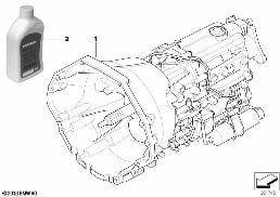 MANUAL GEARBOX GS6S53BZ (SMG) diagram for BMW 5 Series E60 545i