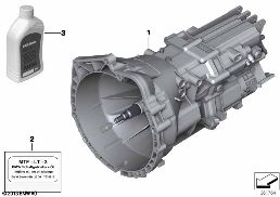 MANUAL TRANSMISSION GS6-17BG diagram for BMW 3 Series E92 LCI 316i