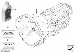 MANUAL TRANSMISSION GS6-53BZ diagram for BMW 5 Series E60 540i