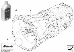 MANUAL TRANSMISSION GS6-37DZ diagram for BMW 1 Series E82 120d