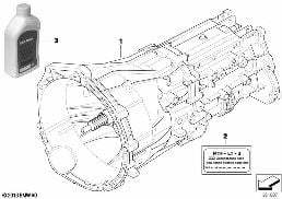 Boîte de vitesses GS6X37DZ - 4x4 diagram for BMW X3 E83 LCI 2.0d