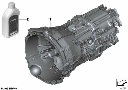 手動變速箱 GS6-45DZ diagram for BMW 5 Series G30 520d