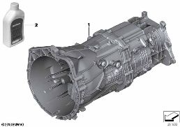 手动变速箱 GS6X45BZ diagram for BMW 3 Series F30 LCI 320iX