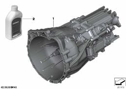 Cambio de marchas GS6-17BG diagram for BMW 5 Series F10 LCI 528i