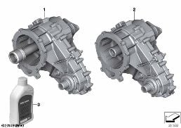 TRANSFER CASE NV 125 diagram for BMW X5 E53 4.4i