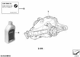 REAR-AXLE-DRIVE diagram for BMW 3 Series E36 320i