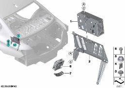 AMPLIFIER / BRACKET diagram for BMW X5 F15 25d