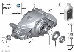 REAR-AXLE-DRIVE diagram for BMW 2 Series F23 LCI 225d