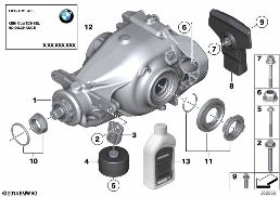 REAR-AXLE-DRIVE diagram for BMW 3 Series F31 LCI 325d