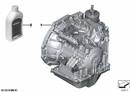 Automatikgetriebe GA6F21WA diagram for BMW MINI Paceman R61 Cooper