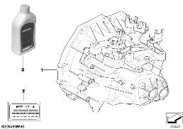 Manual gearbox GS6-55BG diagram for BMW MINI R56 One