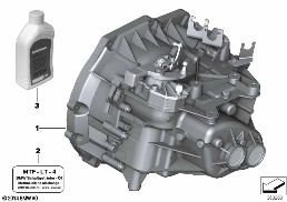 Schaltgetriebe GS6-55BG diagram for BMW MINI Paceman R61 Cooper