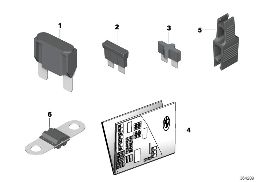 SINGLE COMPONENTS FOR FUSE HOUSING
