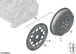 FLYWHEEL diagram for BMW 2 Series F46 Gran Tourer 218i