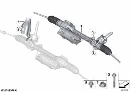 ELECTRICAL STEERING diagram for BMW 4 Series F83 M4 LCI M4