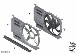 FAN HOUSING, MOUNTING PARTS