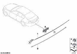 SENSOR WIRE FOR SMART OPENER diagram for BMW 7 Series F01 LCI 740dX