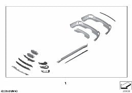 RETROFIT PURE EXPERIENCE PACKAGE diagram for BMW X5 F15 25d