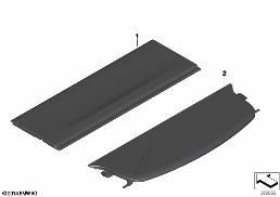 HIDE-AWAY CARGO COVER diagram for BMW X4 F26 28iX