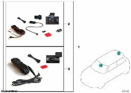 MINI ADVANCED CAR EYE diagram for BMW MINI Countryman F60 Cooper