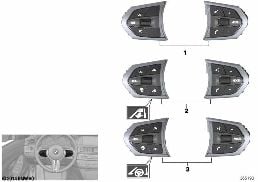 开关 方向盘 多功能 M Sport diagram for BMW 5 Series F10 LCI 530dX