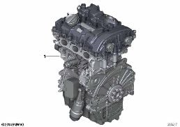 Moteur diagram for BMW 3 Series F31 LCI 318i