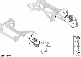 Αισθητήρας ρύθμισης δέσμης προβολέων diagram for BMW 3 Series F80 M3 M3