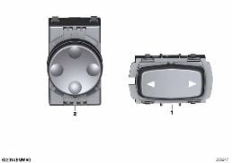 SWITCH, SEAT FUNCTIONS diagram for BMW X3 F25 28iX