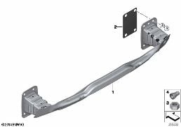Taşıyıcı, arka diagram for BMW X6 F16 28iX