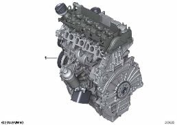 SHORT ENGINE diagram for BMW 3 Series F30 LCI 320d ed