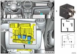 Przekaźnik zacisku 15N Z7_2 diagram for BMW MINI F56 LCI JCW