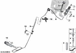 CLUTCH CONTROL diagram for BMW X1 F48 LCI 16d
