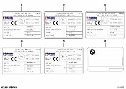 LABELS INDEPENDENT HEATING diagram for BMW X5 E70 LCI 30dX