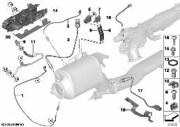 DIESEL PART.FILTER SENS./MOUNTING PARTS