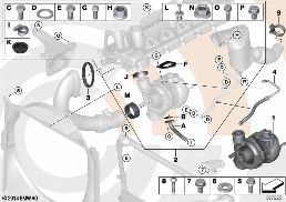 EXHAUST TURBO.AND VALUE LINE INSTALL.KIT