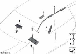 AIRBAG diagram for BMW X4 F26 30dX