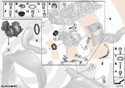 EXHAUST TURBO.AND VALUE LINE INSTALL.KIT