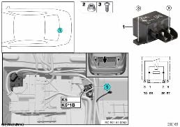 RELAY FOR ELECTRIC FAN 800/1000W K5 diagram for BMW 7 Series F01 LCI 740dX