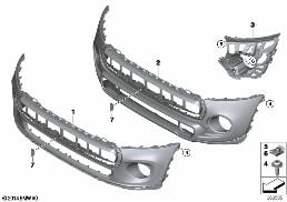 TRIM COVER, FRONT