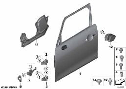 FRONT DOOR-HINGE/DOOR BRAKE