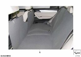 UNIVERSAL PRODECTIVE REAR COVER diagram for BMW 3 Series G20 Sedan 320i
