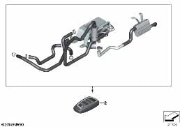後付けセット、パーキング ヒーター diagram for BMW X3 F25 20dX