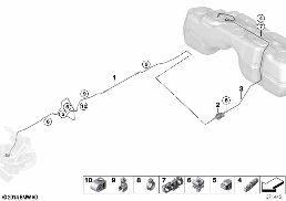 FUEL SUPPLY/PUMP/TUBING diagram for BMW X4 F26 28iX