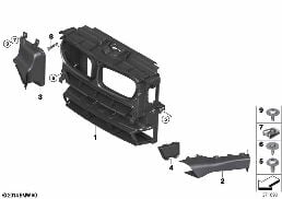AIR DUCTS diagram for BMW X4 F26 28iX