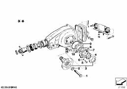 DIFFERENTIAL-HOUSING/HOUSING COVER diagram for BMW 1502-2002tii 2002