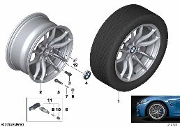 BMW LA WHEEL V-SPOKE 513M - 18