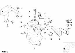 Δοχείο υγρού πλύσης για SMG diagram for BMW 3 Series E36 M3