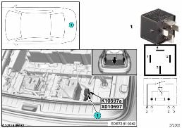 รีเลย์, เทอร์มินอล 30G K10597a diagram for BMW X6 E72 Hybrid Hybrid X6