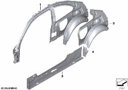 SIDE FRAME SECTION, INNER