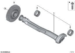 CRANKSHAFT DRIVE MASS COMPENSATOR diagram for BMW 2 Series F45 Active Tourer LCI 216d